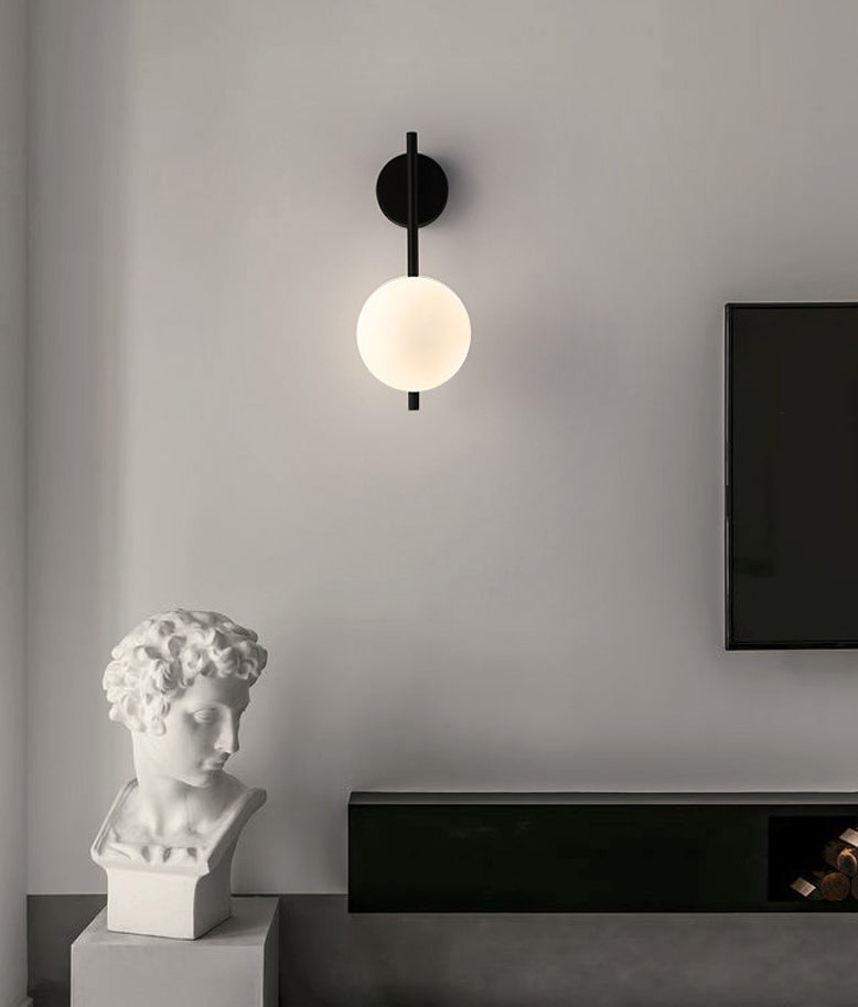 Minimalist 1 Head Wall Mount Ball Lamp Fixture for Hallway