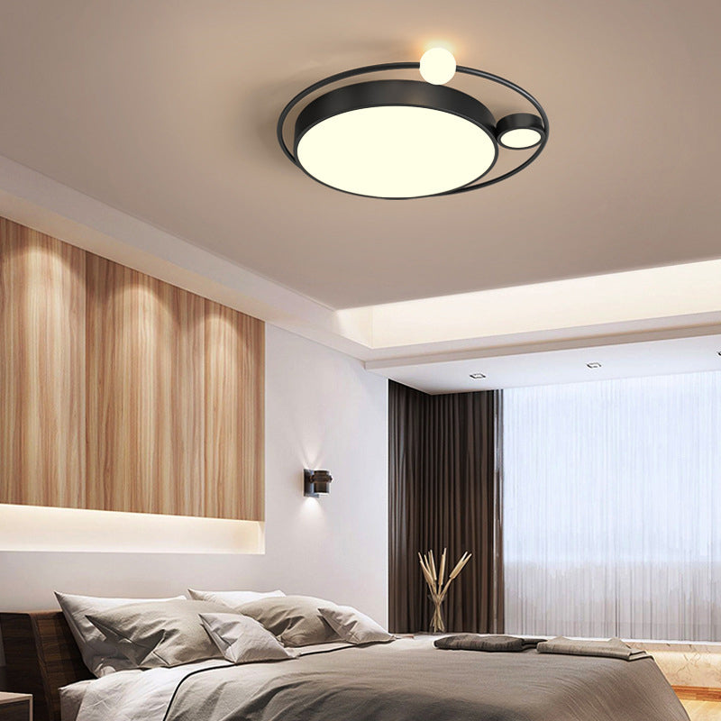 3-lichts eenvoud acryl inbouw licht metaal cirkelvormig lijnontwerp moderne verlichtingsarmatuur