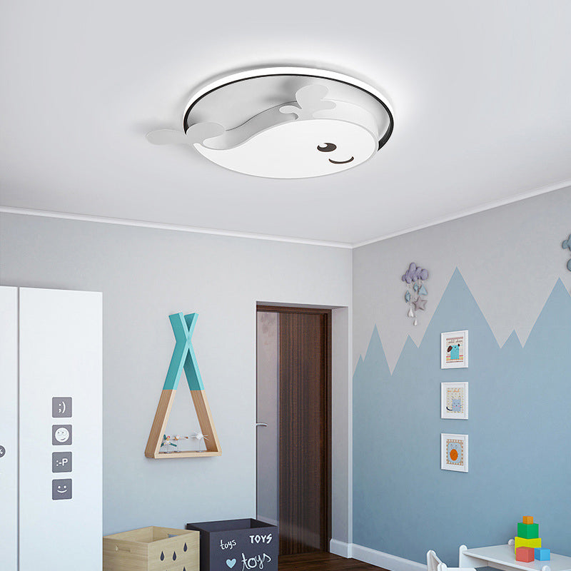 Schattig cartoon walvis acryl LED plafond licht oogbescherming kleuterschool verlichting inrichting voor meisjes jongens kamer