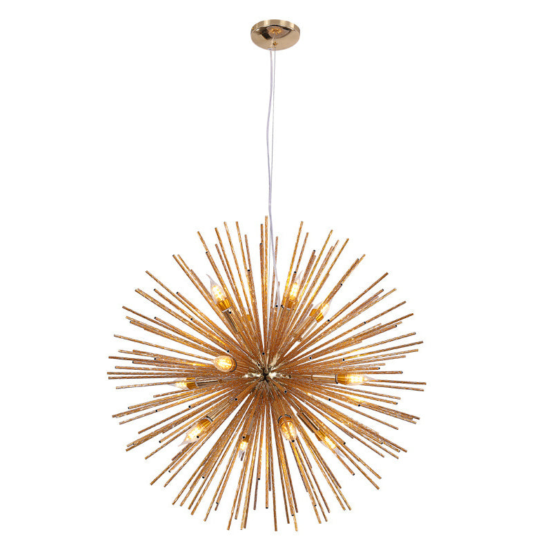Luce a ciondolo riccoso in stile postmoderno Metal 8 lampadari il lampadario sospeso