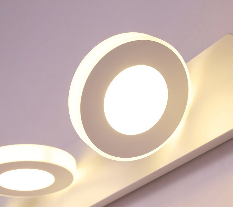 Geometric Wall Mounted Light Fixture Simplicity Style Acrylic LED White Wall Mount Lighting