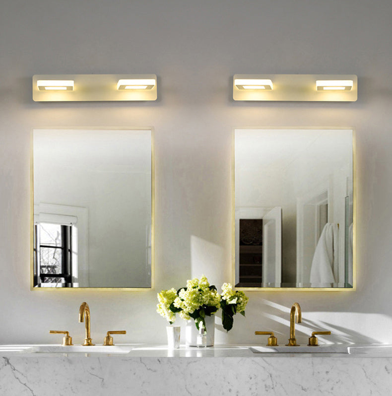 Geometric Wall Mounted Light Fixture Simplicity Style Acrylic LED White Wall Mount Lighting