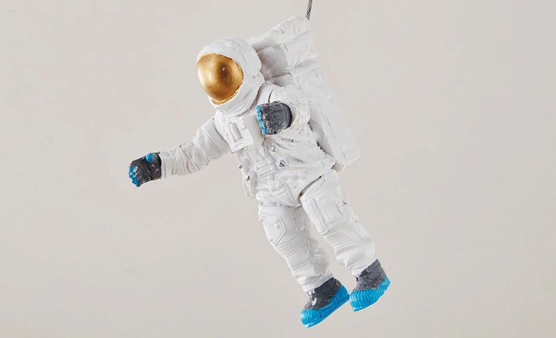 Art Deco metalen inbouwlamp Cartoon Spaceman inbouwspot voor kinderkamer