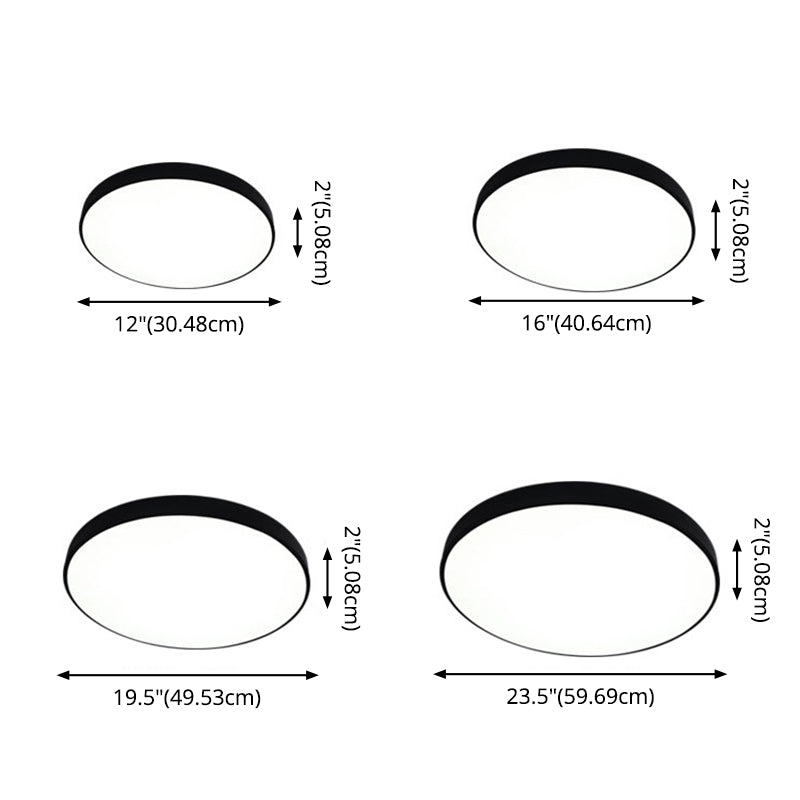 Ronde inbouw led-verlichting Moderne acryl inbouw