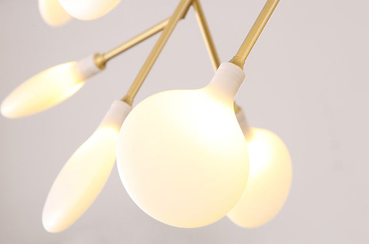 Lampade a LEDSHADE ACRILICO LAMBRICA ACRILICO in stile nordico in stile oro