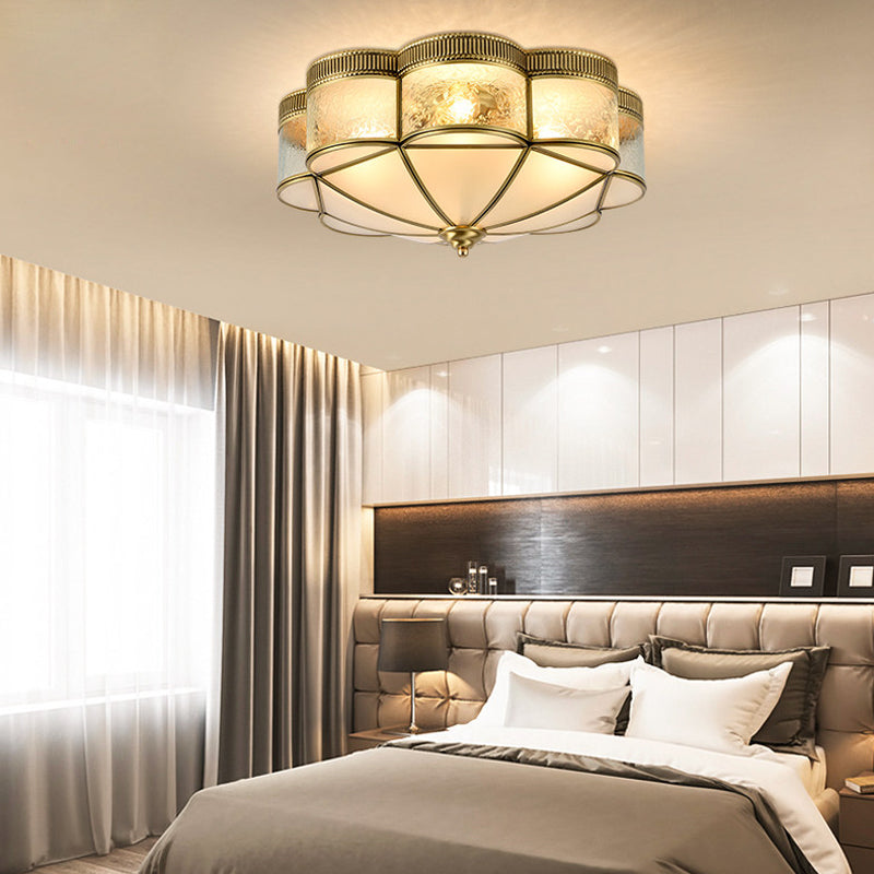 Flower Bedroom Massimale Illuminazione Classic Metal 3/4/6 Teste Brass Montaggio Soffitto Fissaggio, 14 "/18" /21.5 " W