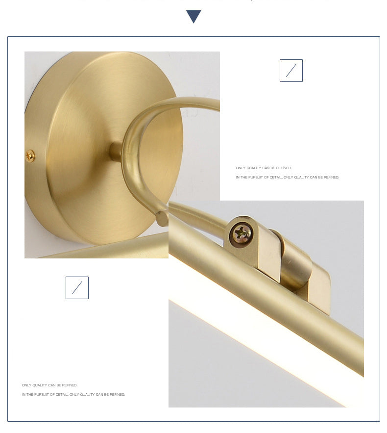 Mont en métal linéaire luminaire luminaire de style contemporain