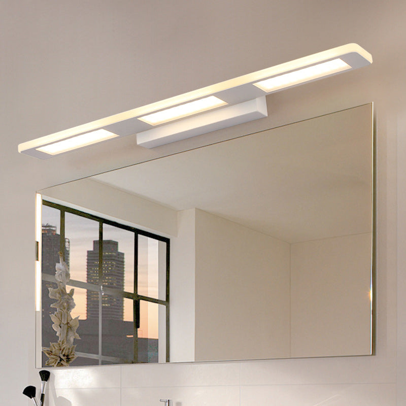 Acrylic Geometric Wall Lighting Fixture Minimalism LED Wall Mount Light Fixture in White