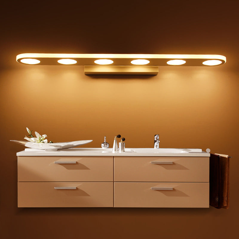 Acrylic Geometric Wall Lighting Fixture Minimalism LED Wall Mount Light Fixture in White