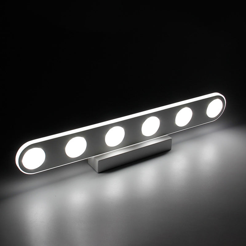Acrylic Geometric Wall Lighting Fixture Minimalism LED Wall Mount Light Fixture in White