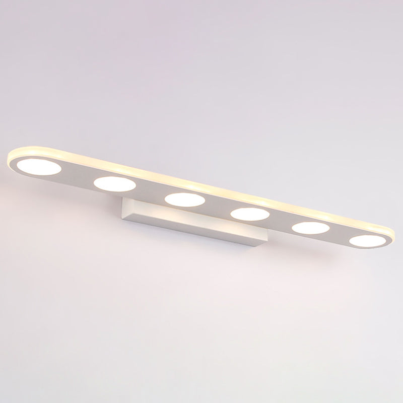 Acrylic Geometric Wall Lighting Fixture Minimalism LED Wall Mount Light Fixture in White