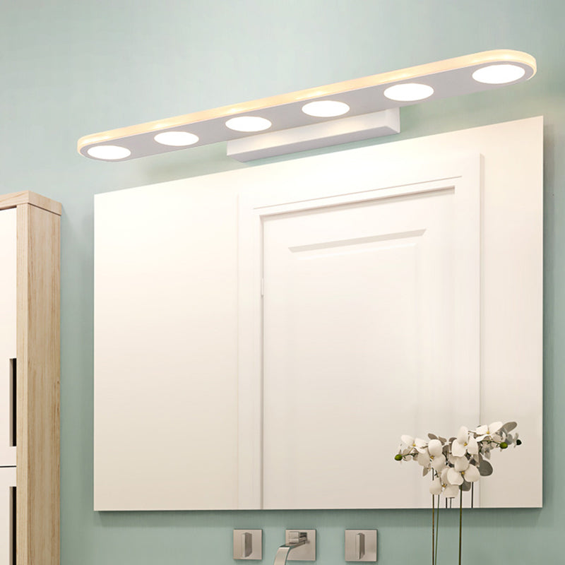 Acrylic Geometric Wall Lighting Fixture Minimalism LED Wall Mount Light Fixture in White