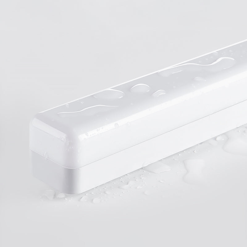 Lámpara de tocador LED de estilo minimalista lámpara lineal metálico espejo montado en la pared delantera para el baño