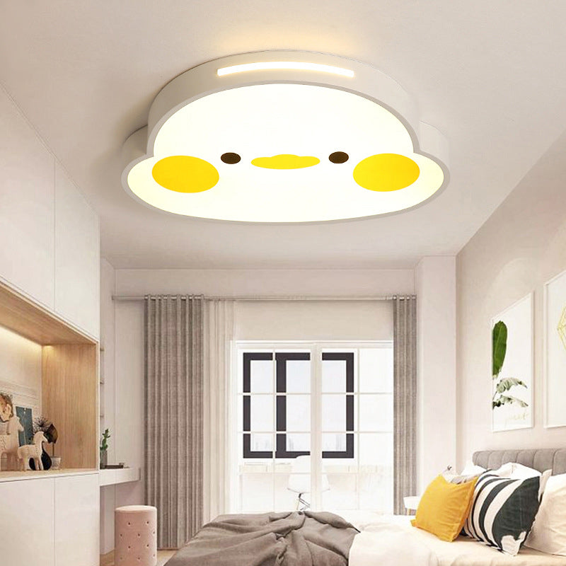 Animal Flush Mount Ceiling Light Cartoon Acrylic Ceiling Mount Light Fixture for Children Bedroom