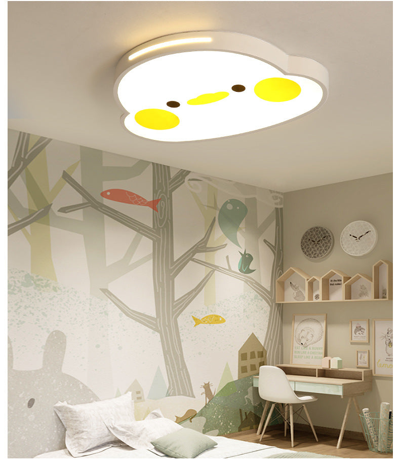Animal Flush Mount Ceiling Light Cartoon Acrylic Ceiling Mount Light Fixture for Children Bedroom