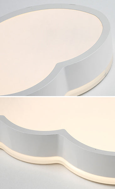 Luz de techo de montaje en la nube 1 Luz de techo de montaje nórdico de acrílico ligero de acrílico para dormitorio