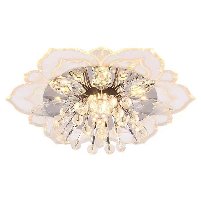 Fleur d'ébullition moderne Plafond des ébouillants Crystal Ceiling Lights