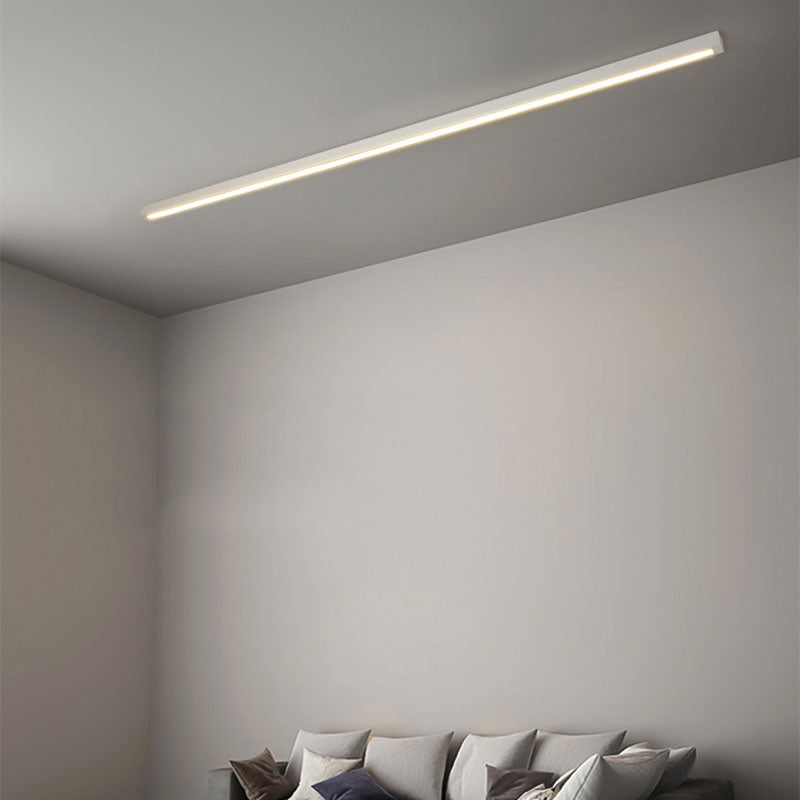 Linear Surface Mounted Lamp Nordic Acrylic Living Room LED Flush Ceiling Light