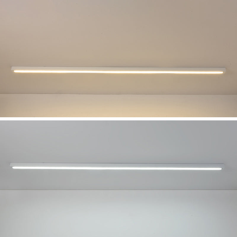 Linear Surface Mounted Lamp Nordic Acrylic Living Room LED Flush Ceiling Light