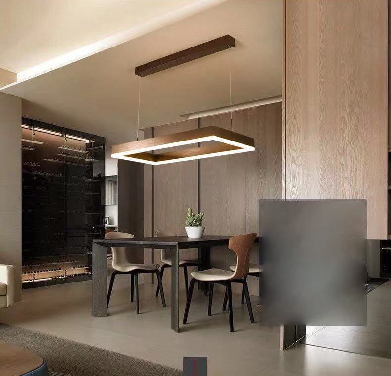 Luz de colgante de techo de múltiples capas modernas lámparas de colgantes de metal