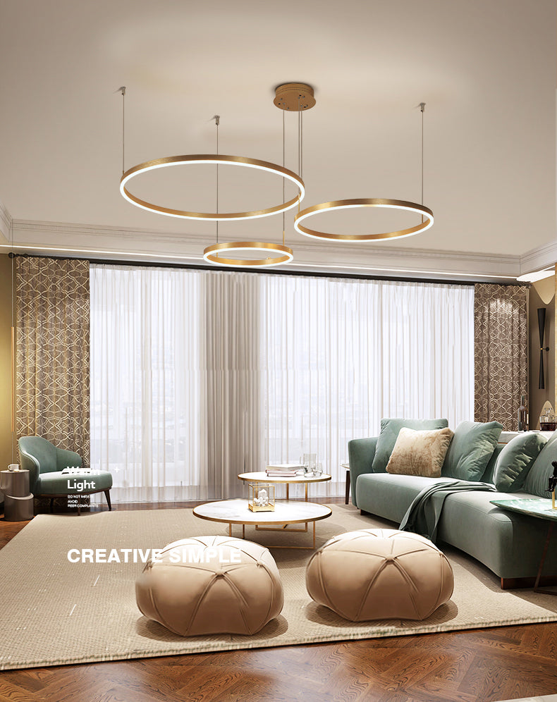 Moderno lampada sospesa a sospensione a sospensione a sospensione a soffitto orbicolare