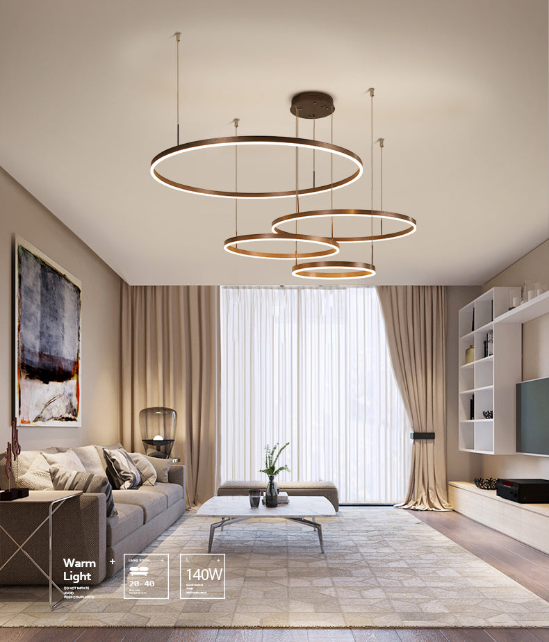 Moderno lampada sospesa a sospensione a sospensione a sospensione a soffitto orbicolare