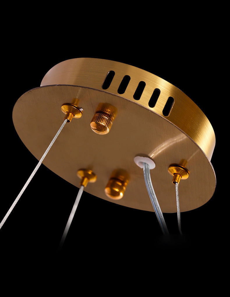 Simplicidad moderna Tambre de tambor lámpara de estar de múltiples luces múltiples accesorio de iluminación de sala de estar