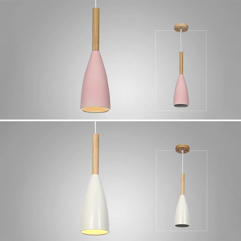 Modern Conical Pendant Ceiling Lights Metal 1 Light Pendant