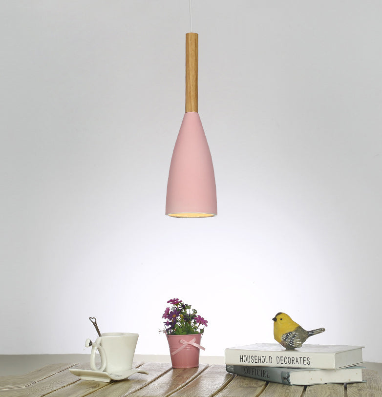 Modern Conical Pendant Ceiling Lights Metal 1 Light Pendant