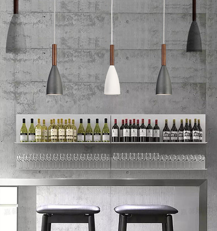 Modern Conical Pendant Ceiling Lights Metal 1 Light Pendant