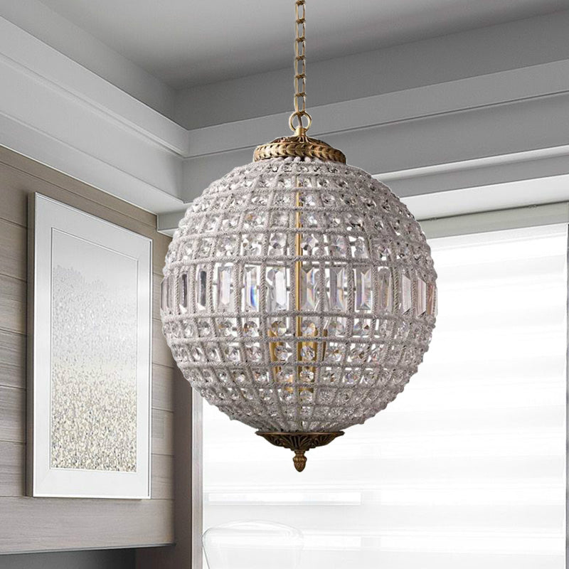 Éclairage de lustre en forme de globe en laiton Fixage d'éclairage contemporain 1/3 LUMILES PRENDANT PRENDANT