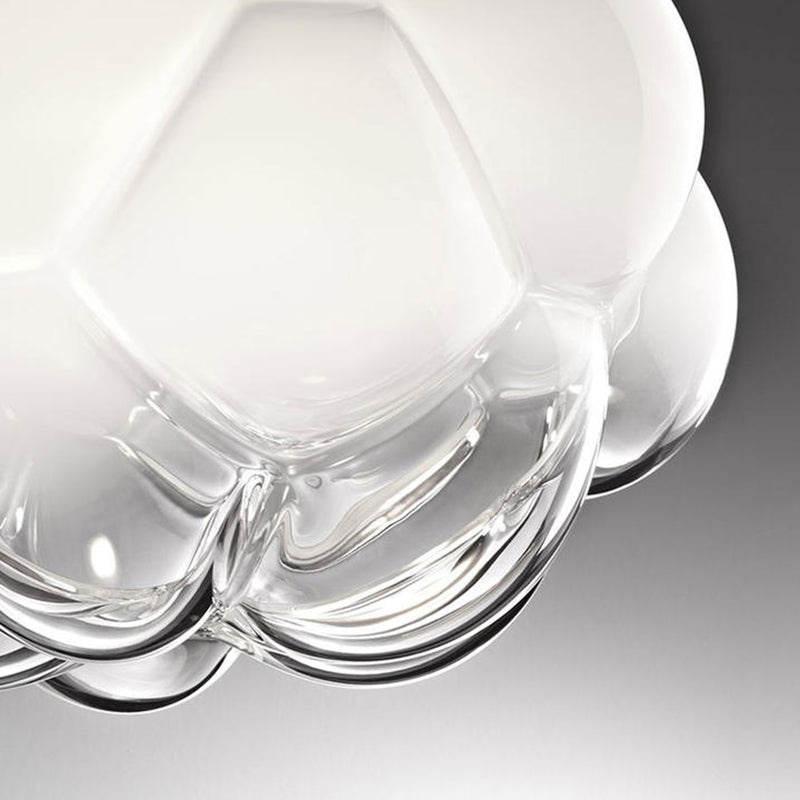 1 Licht moderne einzigartige geometrische Licht, Anhängerbeleuchtung mit wolkenförmiger Glasschatten