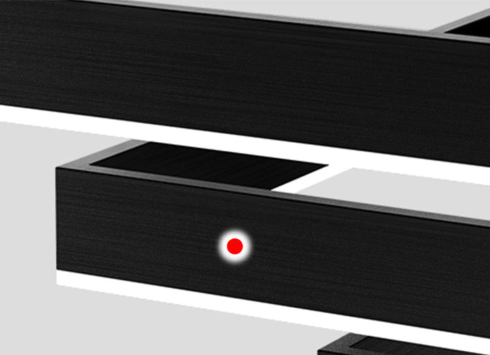 Modern vierkante kroonluchter verlichtingsarmaturen metaal kroonluchter licht