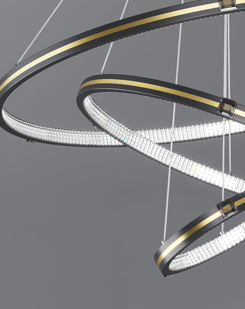 Simplicidad moderna Lámpara de araña orbicular acrílico Luces colgantes para colgantes para restaurante