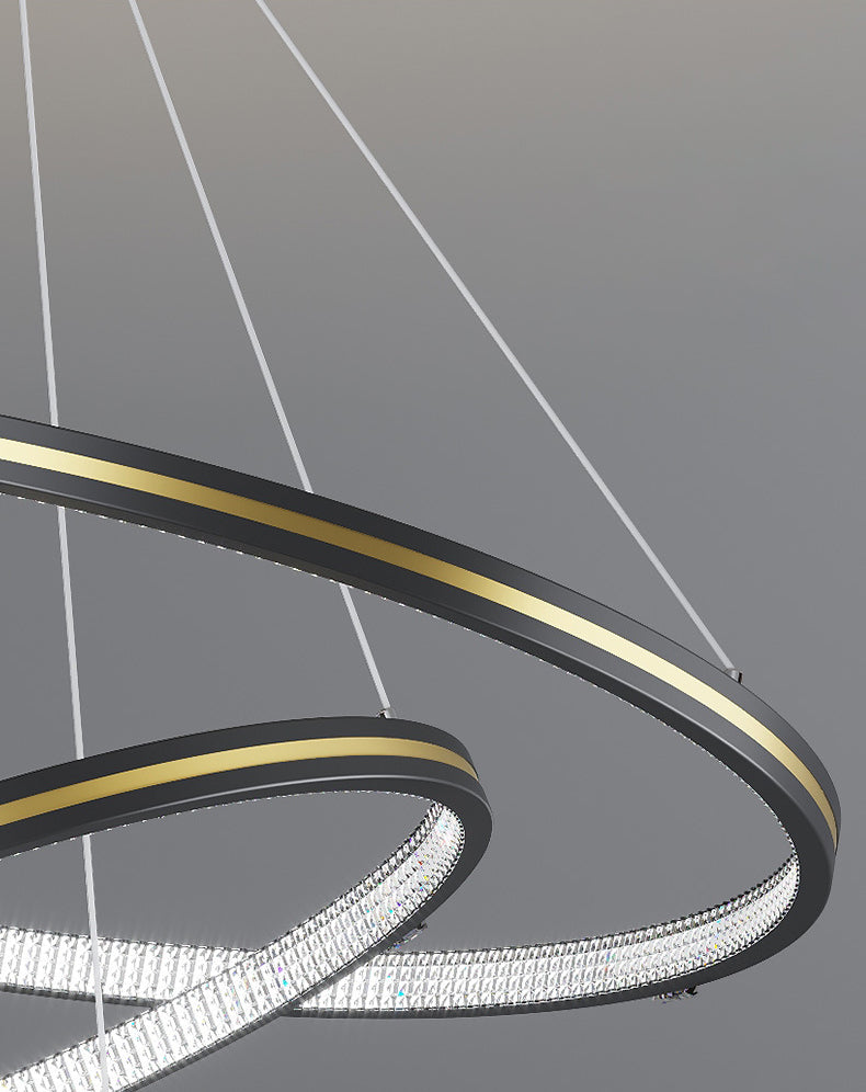 Simplicidad moderna Lámpara de araña orbicular acrílico Luces colgantes para colgantes para restaurante