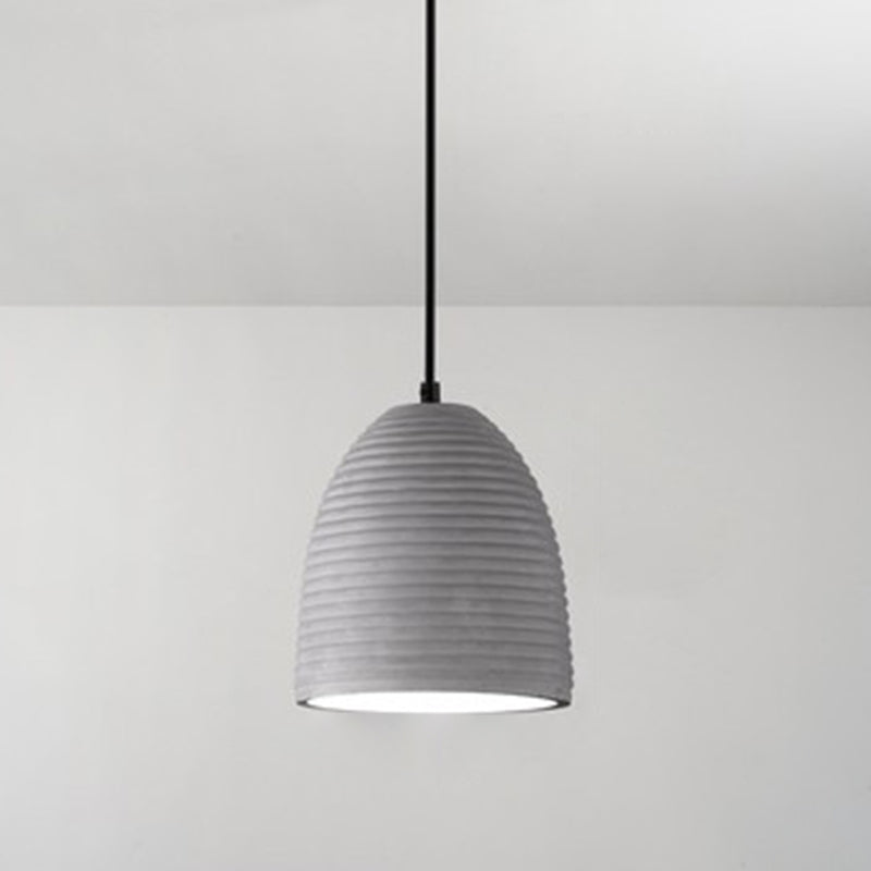 Zement -Anhänger -Deckenlichter mit Schatten moderner 1 leichter Anhängerlampe
