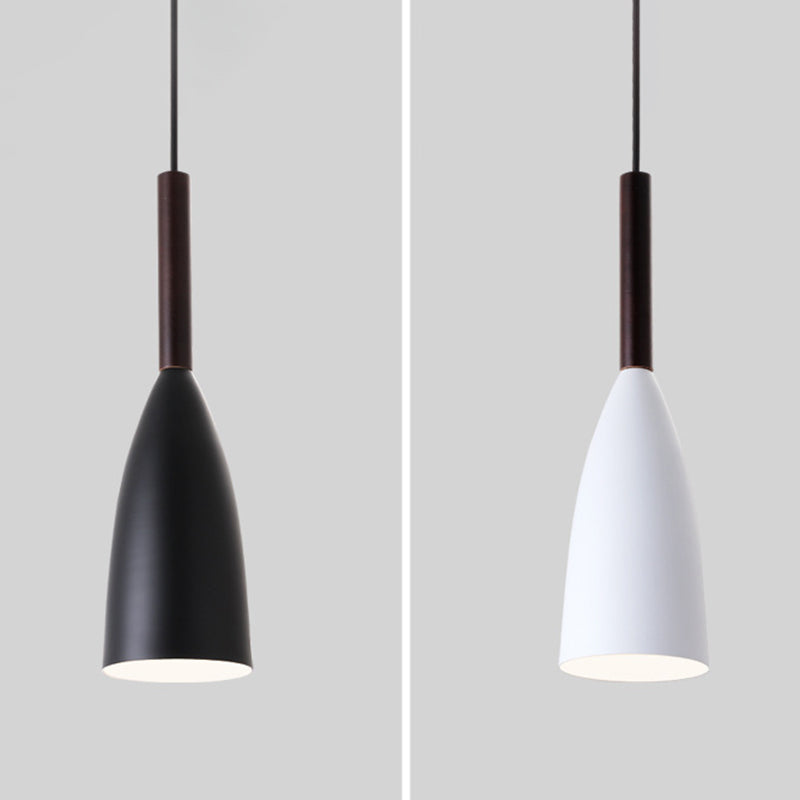 Ultra-moderne sich verjüngte Anhänger-Beleuchtungskörper metallische Hanglampe mit Hangschnur für das Restaurant