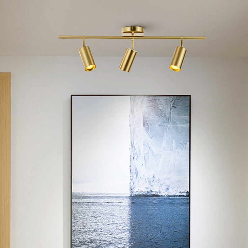 Golden Track Iluminación Moderna Ropa De Lujo Tienda De Ropa De Lujo Comercial Sala De Fondo De Fondo De Pared De Fondo Montado En El Hogar