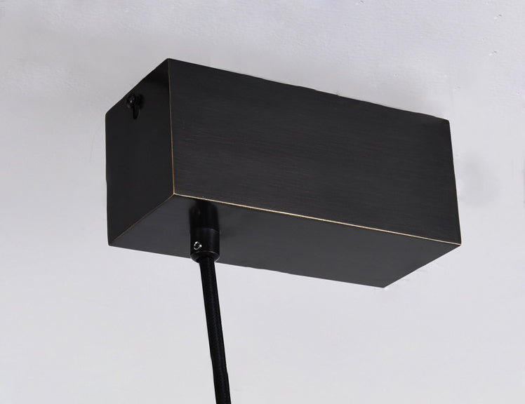 Linear Over Island Lighting Metal Modern Simplicity Hanging Island Lights for Restaurant