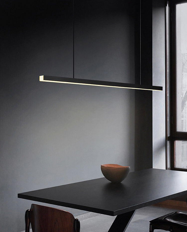Linear Isola Lighting Acrilic Contemporary Simplicity Fishings a sospensione per il ristorante