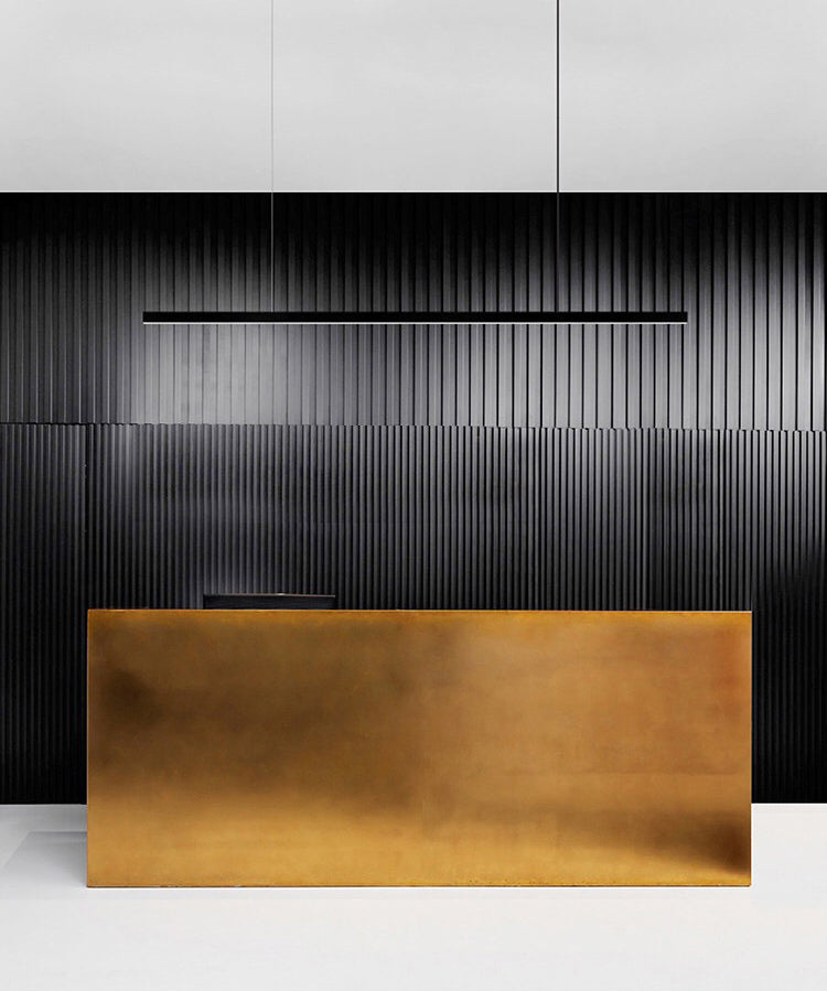 Linear Isola Lighting Acrilic Contemporary Simplicity Fishings a sospensione per il ristorante