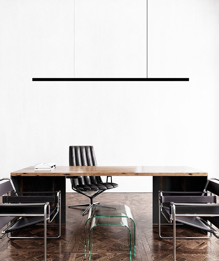 Linear Isola Lighting Acrilic Contemporary Simplicity Fishings a sospensione per il ristorante