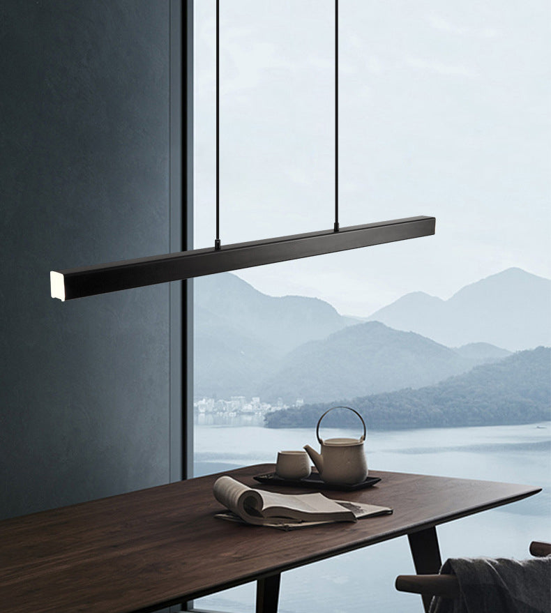 Rectangle Island Chandelier Lights Contemporary Acrylic Chandelier Lighting Fixtures for Dining Table