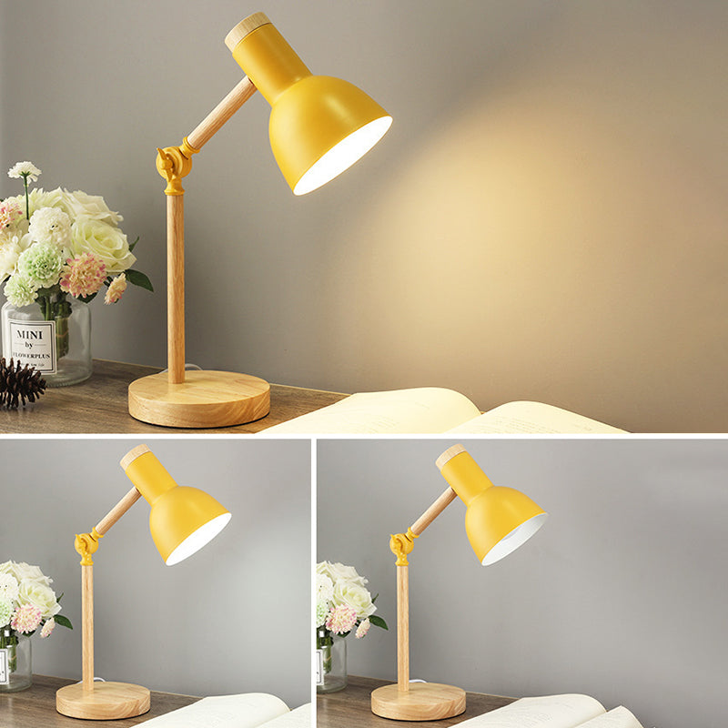 Modern Dome Nightstand Lamp Metal 1 Light Table Light
