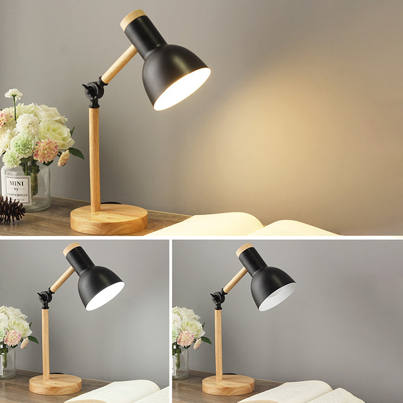 Modern Dome Nightstand Lamp Metal 1 Light Table Light