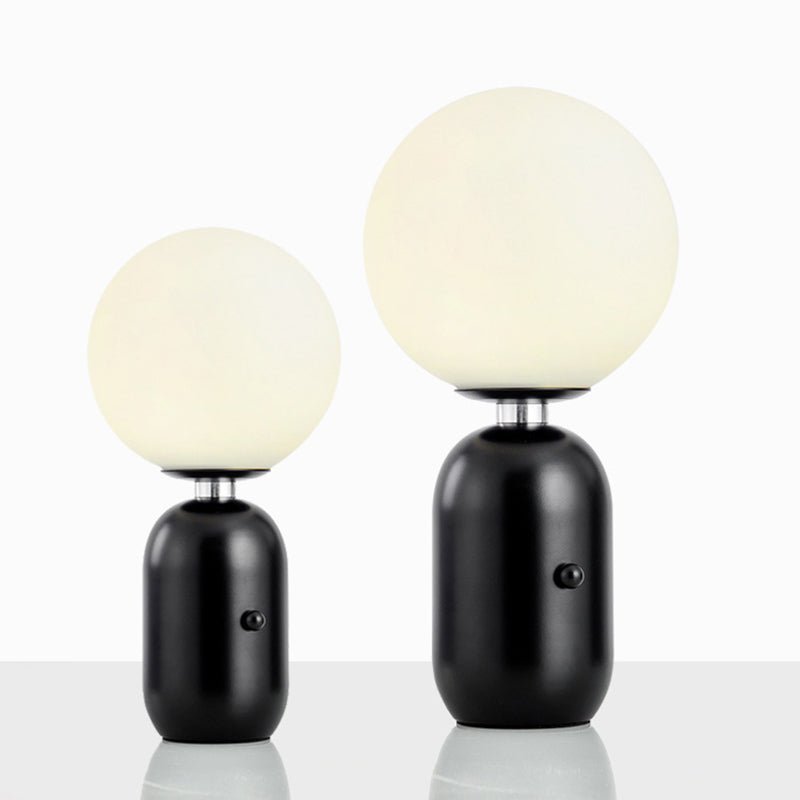 Glass Spherical Table Light Modern 1 Light Table Lamp
