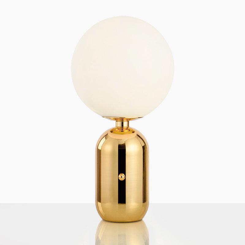 Glass Spherical Table Light Modern 1 Light Table Lamp