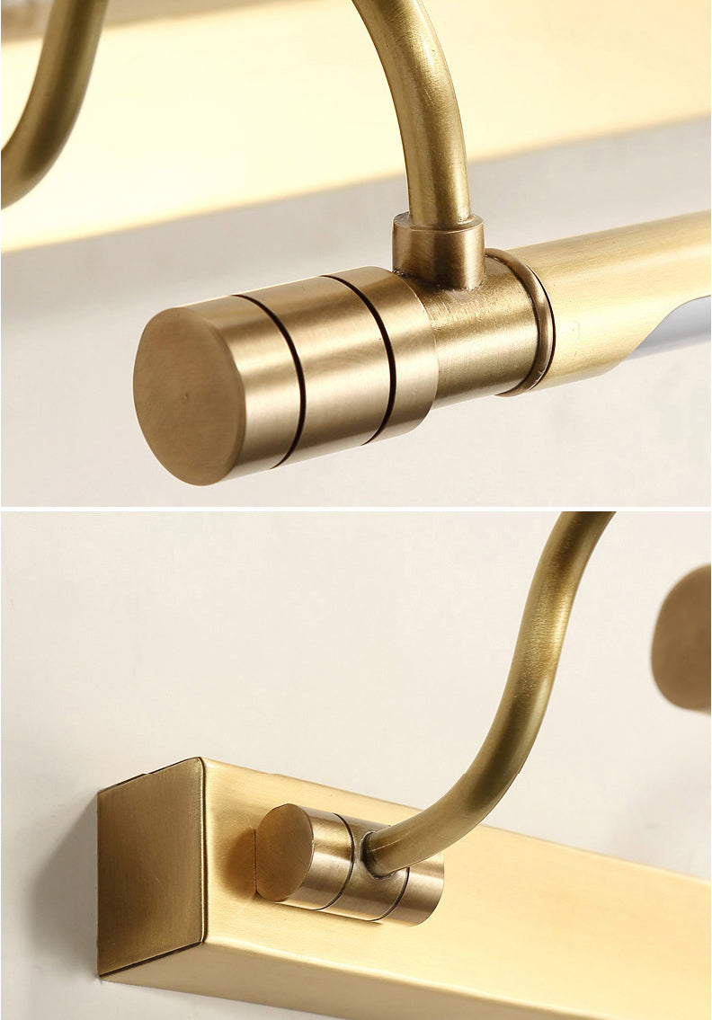 Vintage Simplicity Cylinder Vanity Sconce Lights Acrylic Wall Mount Light Fixture for Bathroom