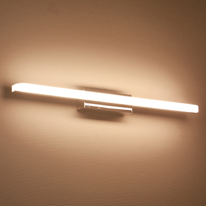 Moderne Einfachheit Rechteck Eitelkeitsleuchte Acryl -Wandbeleuchtung für Badezimmer