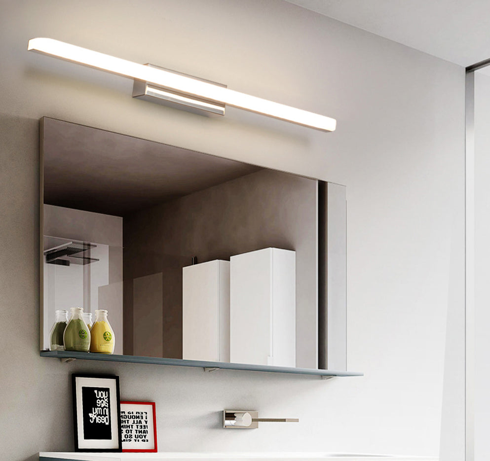 Moderne Einfachheit Rechteck Eitelkeitsleuchte Acryl -Wandbeleuchtung für Badezimmer